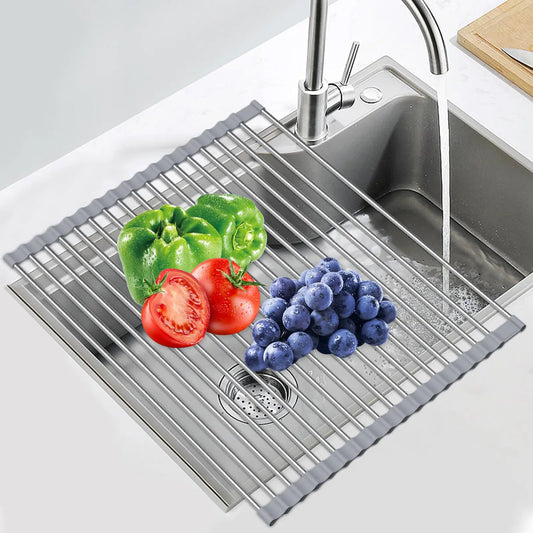 Expandable Over-the-Sink Dish Drying Rack by Sindax
