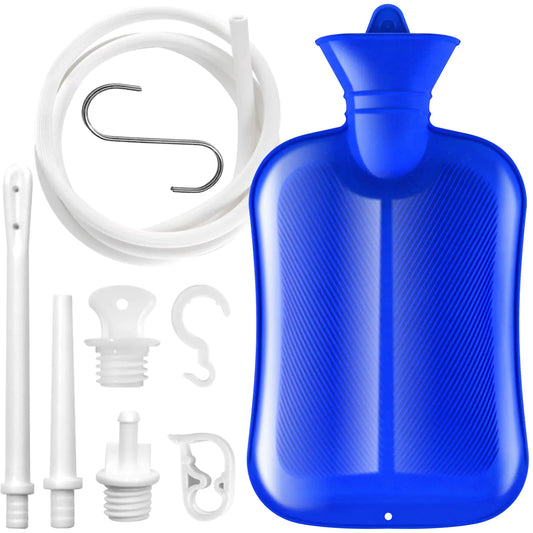2L Coffee Enema Bag Kit with Silicone Hose and Reusable Tips