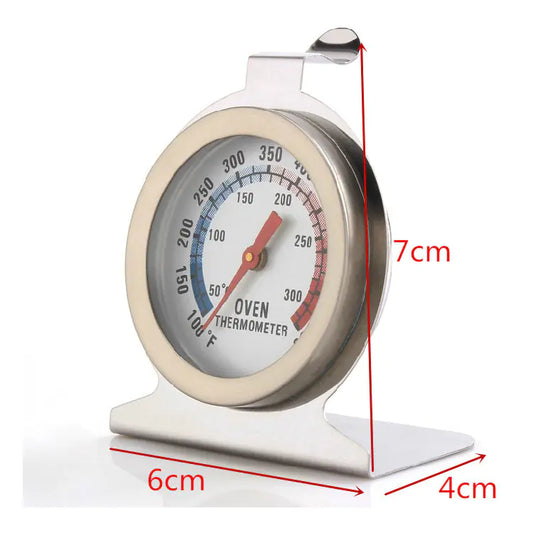 Stainless Steel Oven Thermometer for Accurate Baking Temperature