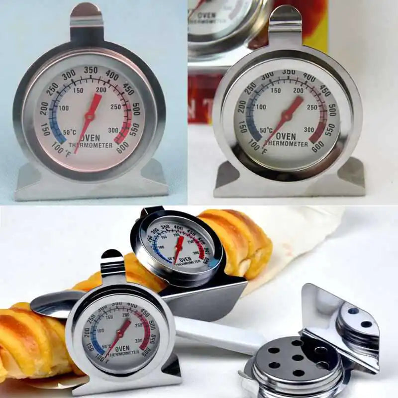 Stainless Steel Oven Thermometer for Accurate Baking Temperature