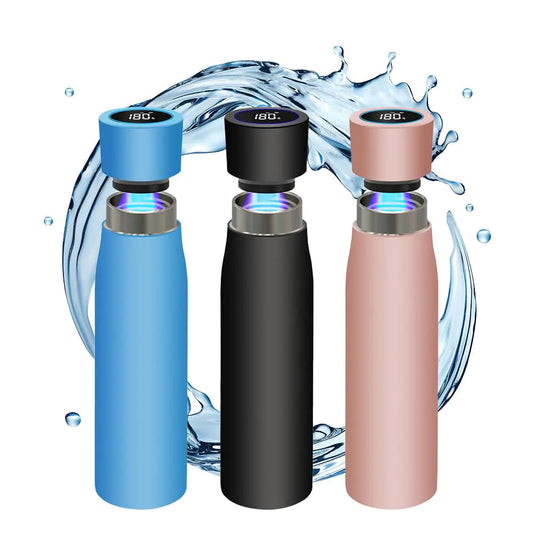 Smart Self-Cleaning UV Water Bottle Stainless Steel Rechargeable