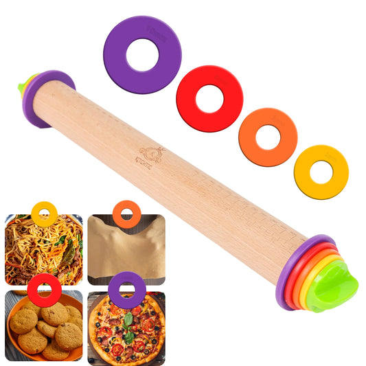 Round Stackable Air Fryer Racks with Clamp and Brush 1 Pack