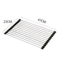Foldable Stainless Steel Sink Bowl and Dish Rack