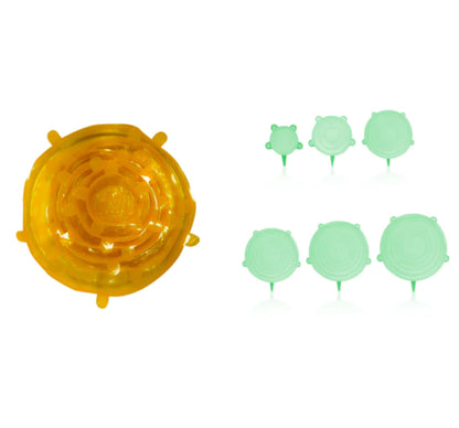 Flexible Silicone Stretch Lids for Bowls Cups and Jars