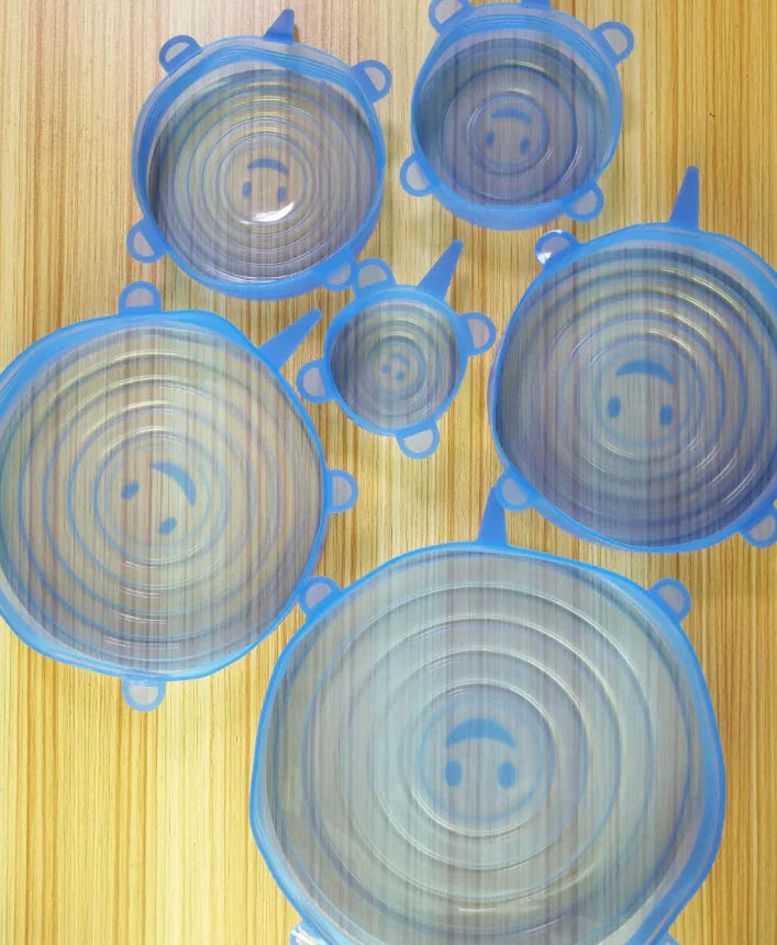 Airtight Reusable Stretch Silicone Food Covers Set