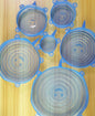 Airtight Reusable Stretch Silicone Food Covers Set