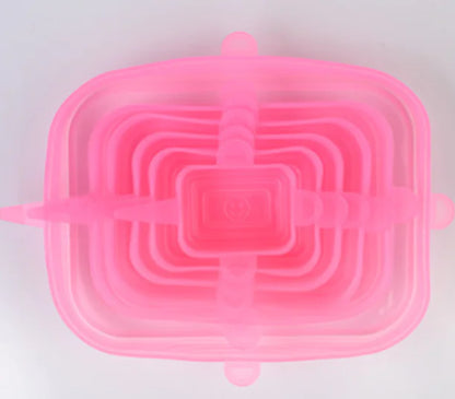 Airtight Reusable Stretch Silicone Food Covers Set