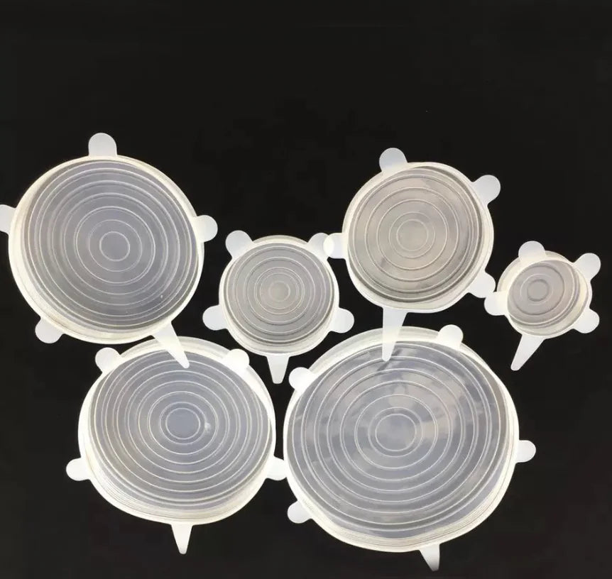 Airtight Reusable Stretch Silicone Food Covers Set