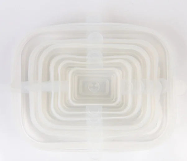 Airtight Reusable Stretch Silicone Food Covers Set