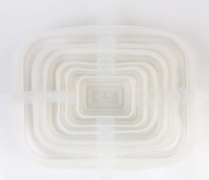 Airtight Reusable Stretch Silicone Food Covers Set