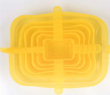 Airtight Reusable Stretch Silicone Food Covers Set