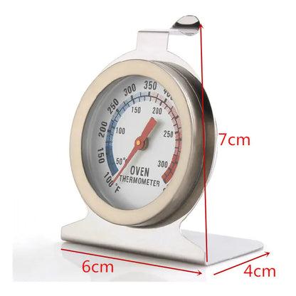 Stainless Steel Oven Thermometer for Accurate Baking Temperature