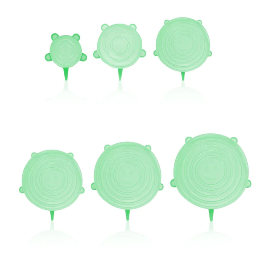 Airtight Reusable Stretch Silicone Food Covers Set