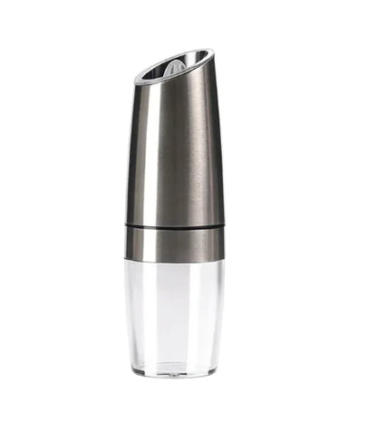 Electric gravity salt and pepper grinder for kitchen use