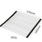 Foldable Stainless Steel Sink Bowl and Dish Rack