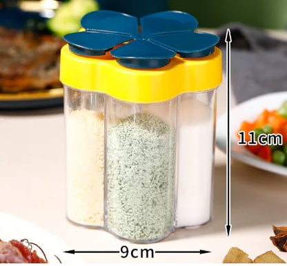 5-in-1 Travel Spice Containers with Airtight Lid and Labels