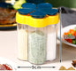 5-in-1 Travel Spice Containers with Airtight Lid and Labels