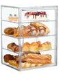 Large 4-layer adjustable bread box for kitchen countertop